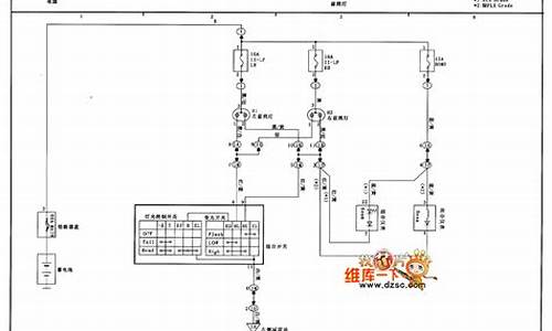 丰田威驰汽车小灯电路图_丰田威驰汽车小灯电路图解